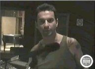 David Gahan in studio